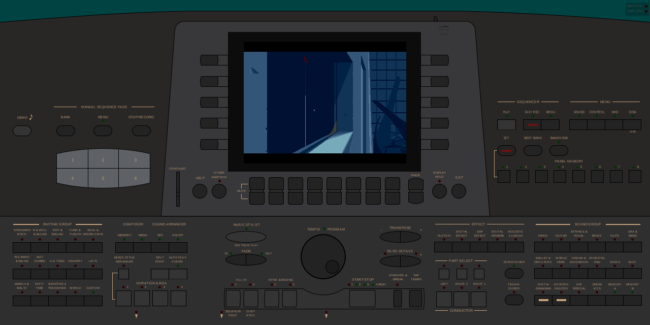 Another World running on the KN5000 in MAME