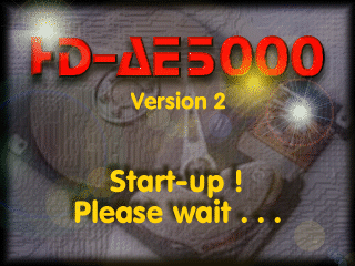 HDAE5000 boot splash